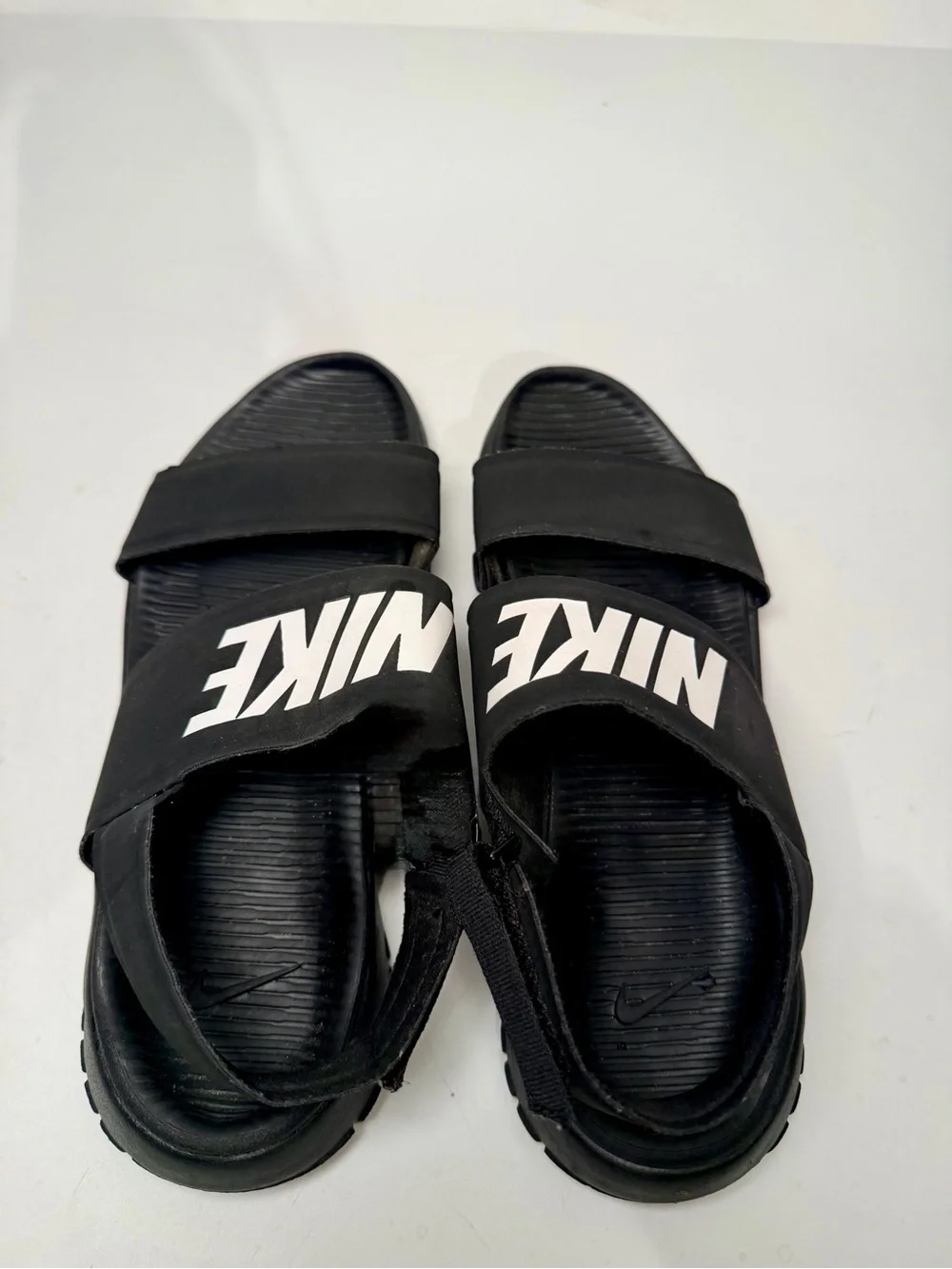 Nike Tanjun Sandal Black/White 882694-001 Women's Shoes Size 8